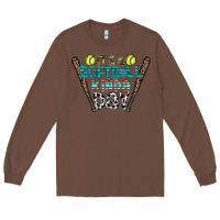 Chestnut softball Long Sleeve Tee - CowhideDigitalArt