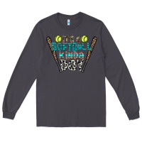 Smoke softball Long Sleeve Tee - CowhideDigitalArt