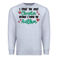 Heather Grey capter author Premium Sweatshirt - MaliasSmallBusiness