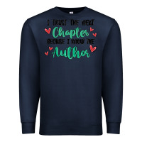 Navy capter author Premium Sweatshirt - MaliasSmallBusiness