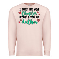Pale Pink capter author Premium Sweatshirt - MaliasSmallBusiness