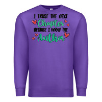 Purple capter author Premium Sweatshirt - MaliasSmallBusiness