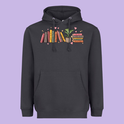 Book Tropes Heavyweight Hoodie Designed By Maliassmallbusiness