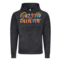Vintage Black don't stop believin' hold on to that feeling Vintage Hoodie - Zillion Design Studio