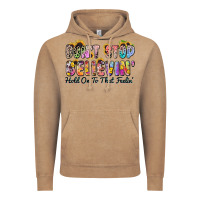 Vintage Coffee don't stop believin' hold on to that feeling Vintage Hoodie - Zillion Design Studio