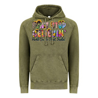 Vintage Olive don't stop believin' hold on to that feeling Vintage Hoodie - Zillion Design Studio