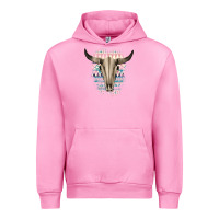Fuchsia Pink Western Aztec Bull Skull Urban Hoodie - Bettercallsaul