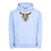 Pigment Grape Ice Western Aztec Bull Skull Urban Hoodie - Bettercallsaul