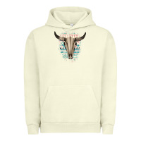 Pigment Pistachio Western Aztec Bull Skull Urban Hoodie - Bettercallsaul