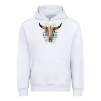 White Western Aztec Bull Skull Urban Hoodie - Bettercallsaul