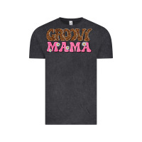 Vintage Black groovy mama Vintage Tee - texasbilliewilder