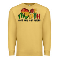 Antique Gold one month cant hold our history Premium Sweatshirt - MaliasSmallBusiness