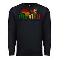 Black one month cant hold our history Premium Sweatshirt - MaliasSmallBusiness