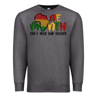 Charcoal Heather one month cant hold our history Premium Sweatshirt - MaliasSmallBusiness