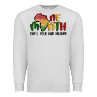 Dove Grey one month cant hold our history Premium Sweatshirt - MaliasSmallBusiness