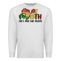 Oatmeal Heather one month cant hold our history Premium Sweatshirt - MaliasSmallBusiness