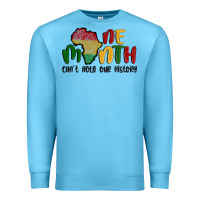 Ocean Blue one month cant hold our history Premium Sweatshirt - MaliasSmallBusiness