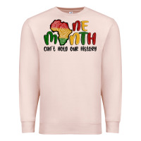 Pale Pink one month cant hold our history Premium Sweatshirt - MaliasSmallBusiness