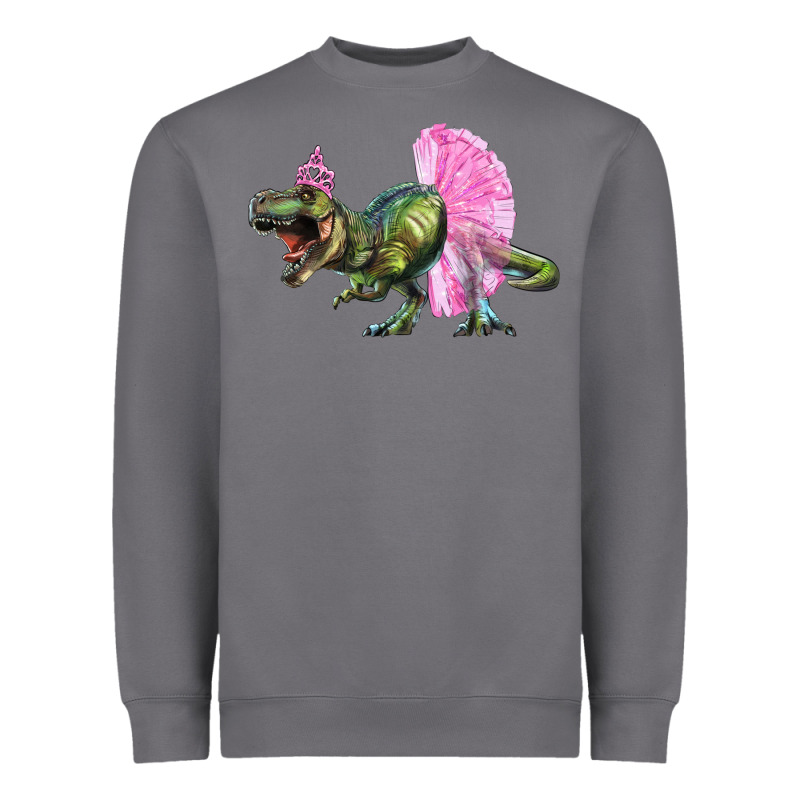 Balerina T Rex Dinosaur With Tutu Heavyweight Sweatshirt by RanaPortraitStore | Teevron