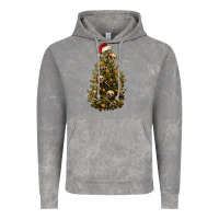 Cloud Rock Skeleton merry christmas tree Vintage Hoodie - RanaPortraitStore