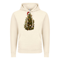 Vintage Artic Skeleton merry christmas tree Vintage Hoodie - RanaPortraitStore