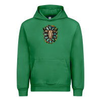 Emerald Western Gemstone Bull Skull Urban Hoodie - Bettercallsaul