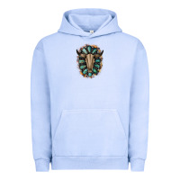 Western Gemstone Bull Skull Urban Hoodie | Teevron