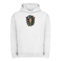 Pigment Lunar Rock Western Gemstone Bull Skull Urban Hoodie - Bettercallsaul