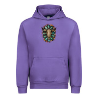Tulip Western Gemstone Bull Skull Urban Hoodie - Bettercallsaul