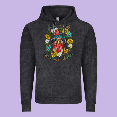 Just A Girl Who Loves Chicken With Sunflowers And Gemstone Vintage Hoodie Designed By Texasbilliewilder