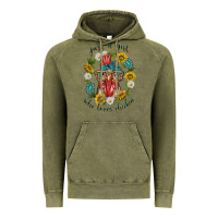 Vintage Olive just a girl who loves chicken with sunflowers and gemstone Vintage Hoodie - texasbilliewilder