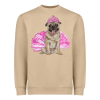 Mushroom balerina pug with tutu Heavyweight Sweatshirt - RanaPortraitStore