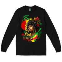 Black free ish since 1865 Long Sleeve Tee - HRA Design Shop