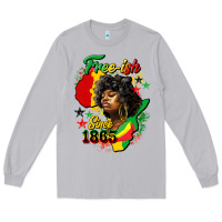 Moon Dust free ish since 1865 Long Sleeve Tee - HRA Design Shop
