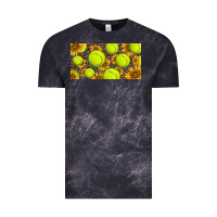 Cloud Black tennis ball with sunflower and racket  licence plato Vintage Tee - BarkalooDesign