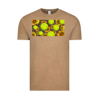 Tennis Ball With Sunflower And Racket  Licence Plato Vintage Tee | Teevron