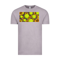 Vintage Zinc tennis ball with sunflower and racket  licence plato Vintage Tee - BarkalooDesign