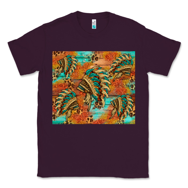 Indian Headdress Pattern Tumbler Classic Tee by HRA Design Shop | Teevron