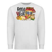 Oatmeal Heather belle of the boil crab oil Premium Sweatshirt - MaliasSmallBusiness