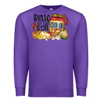 Purple belle of the boil crab oil Premium Sweatshirt - MaliasSmallBusiness