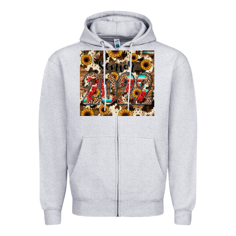 Senior 2022 Zipper Hoodie by JahusDesignShop | Teevron