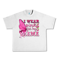 Lunar Rock I Wear Pink For My Mama with Butterfly Urban Heavy Tee - texasbilliewilder
