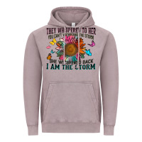 Vintage Zinc they whispered to her you can't withstand the stor Vintage Hoodie - Zillion Design Studio