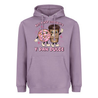 Lavender but first chocolate y pan dulce Heavyweight Hoodie - MaliasSmallBusiness