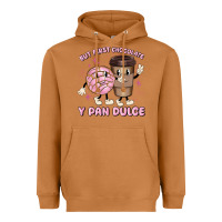 Meerkat but first chocolate y pan dulce Heavyweight Hoodie - MaliasSmallBusiness