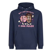 Navy but first chocolate y pan dulce Heavyweight Hoodie - MaliasSmallBusiness