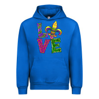 Cobalt mardi gras love Urban Hoodie - RanaPortraitStore