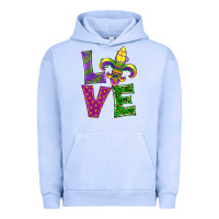 Pigment Grape Ice mardi gras love Urban Hoodie - RanaPortraitStore