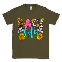 Army Green race life Classic Tee - HRA Design Shop
