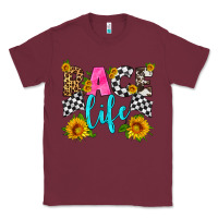 Burgundy race life Classic Tee - HRA Design Shop